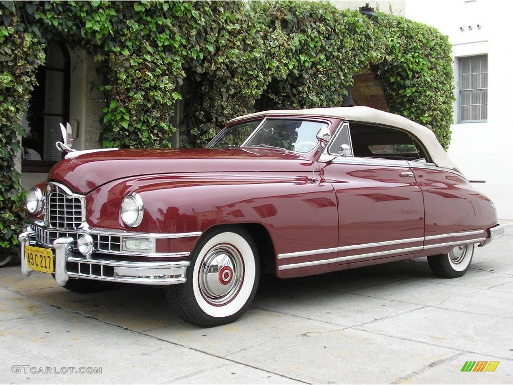 1948 Custom Eight Victoria Convertible - Garnet Red / Tan photo #20