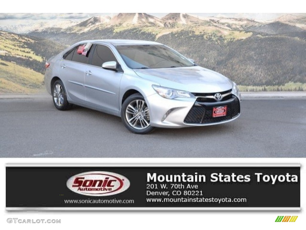 2015 Camry SE - Celestial Silver Metallic / Black photo #1