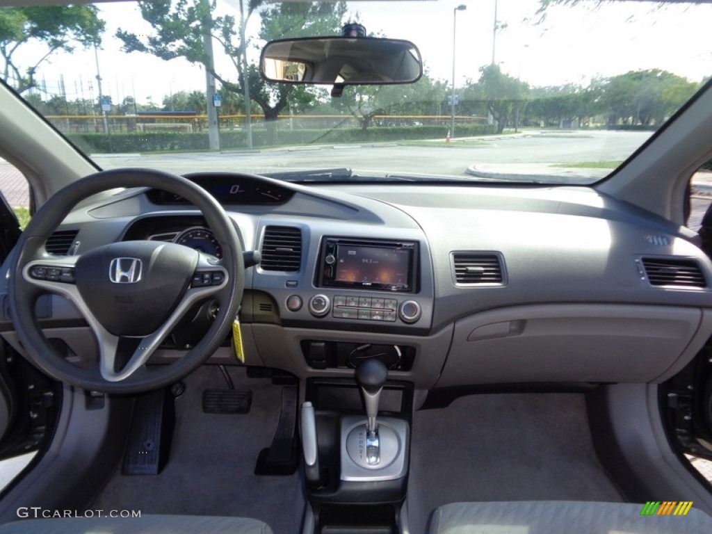 2010 Civic EX Coupe - Polished Metal Metallic / Gray photo #36