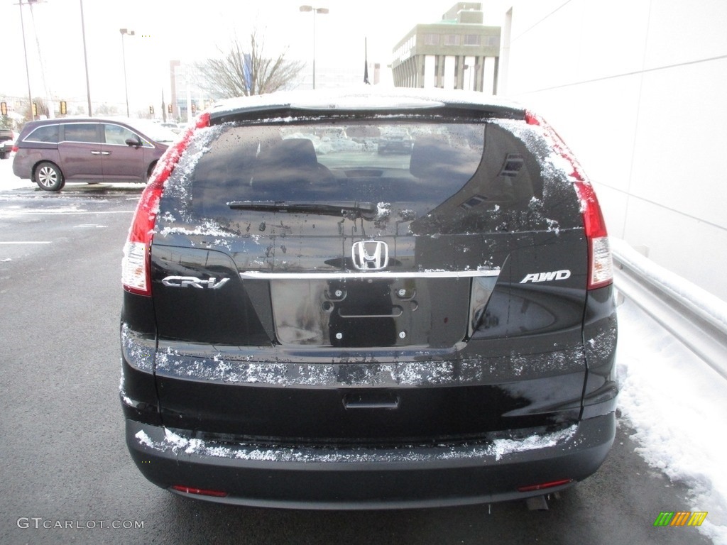 2014 CR-V EX AWD - Crystal Black Pearl / Black photo #4