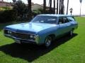 Glacier Blue 1969 Chevrolet Biscayne Brookwood Wagon