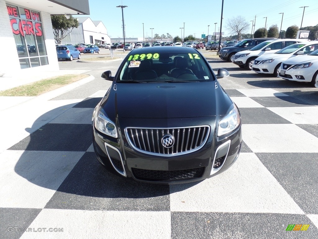 2012 Regal GS - Carbon Black Metallic / Ebony photo #2