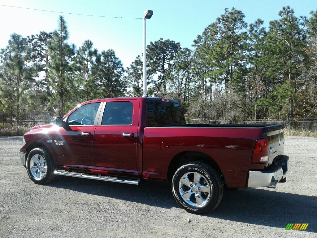 2018 1500 Big Horn Crew Cab 4x4 - Delmonico Red Pearl / Black/Diesel Gray photo #3