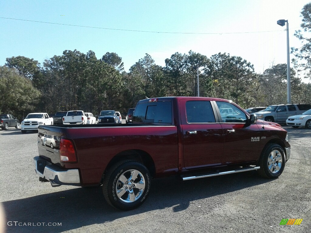 2018 1500 Big Horn Crew Cab 4x4 - Delmonico Red Pearl / Black/Diesel Gray photo #5