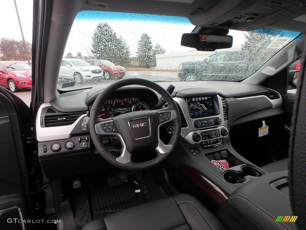 Jet Black Interior 2018 GMC Yukon SLT 4WD Photo #124934929