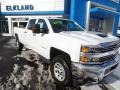Summit White - Silverado 3500HD Work Truck Crew Cab 4x4 Photo No. 3