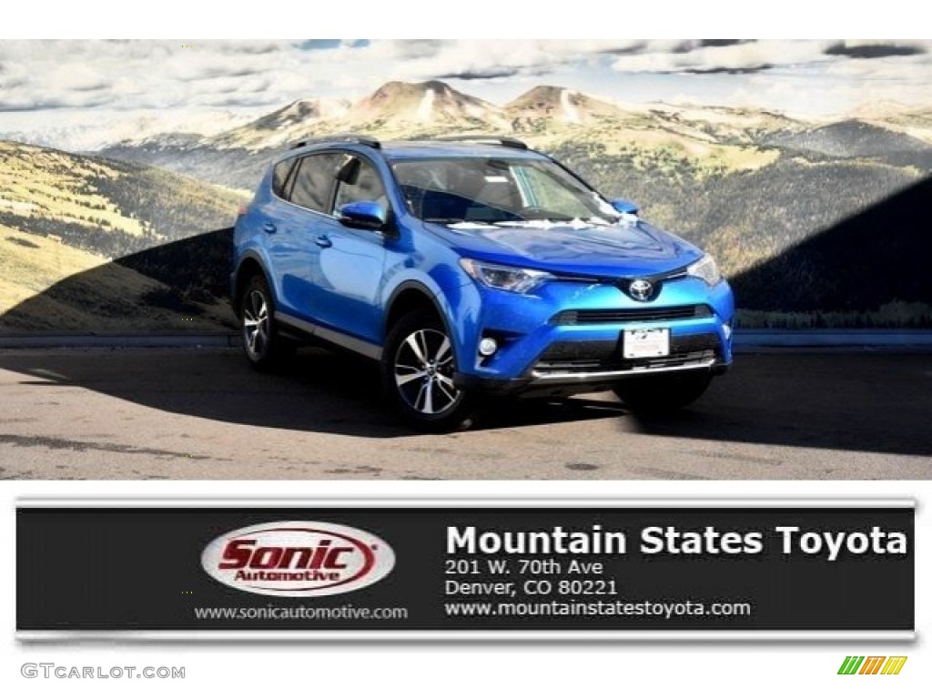 Electric Storm Blue Toyota RAV4