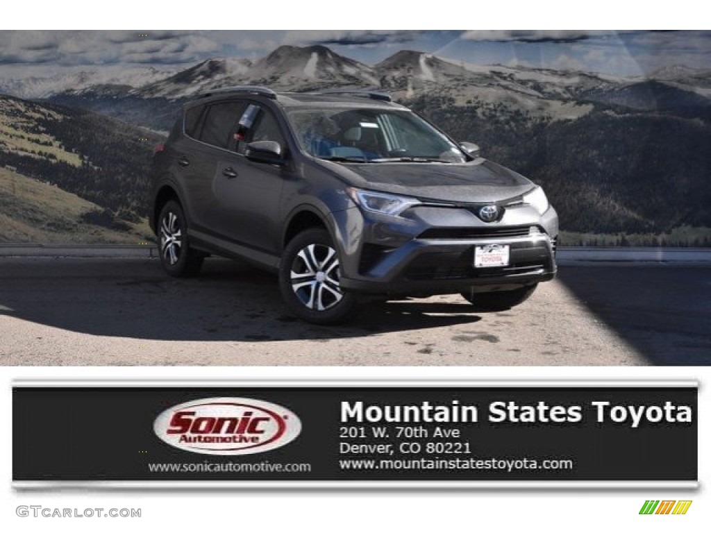 2018 RAV4 LE AWD - Magnetic Gray Metallic / Black photo #1