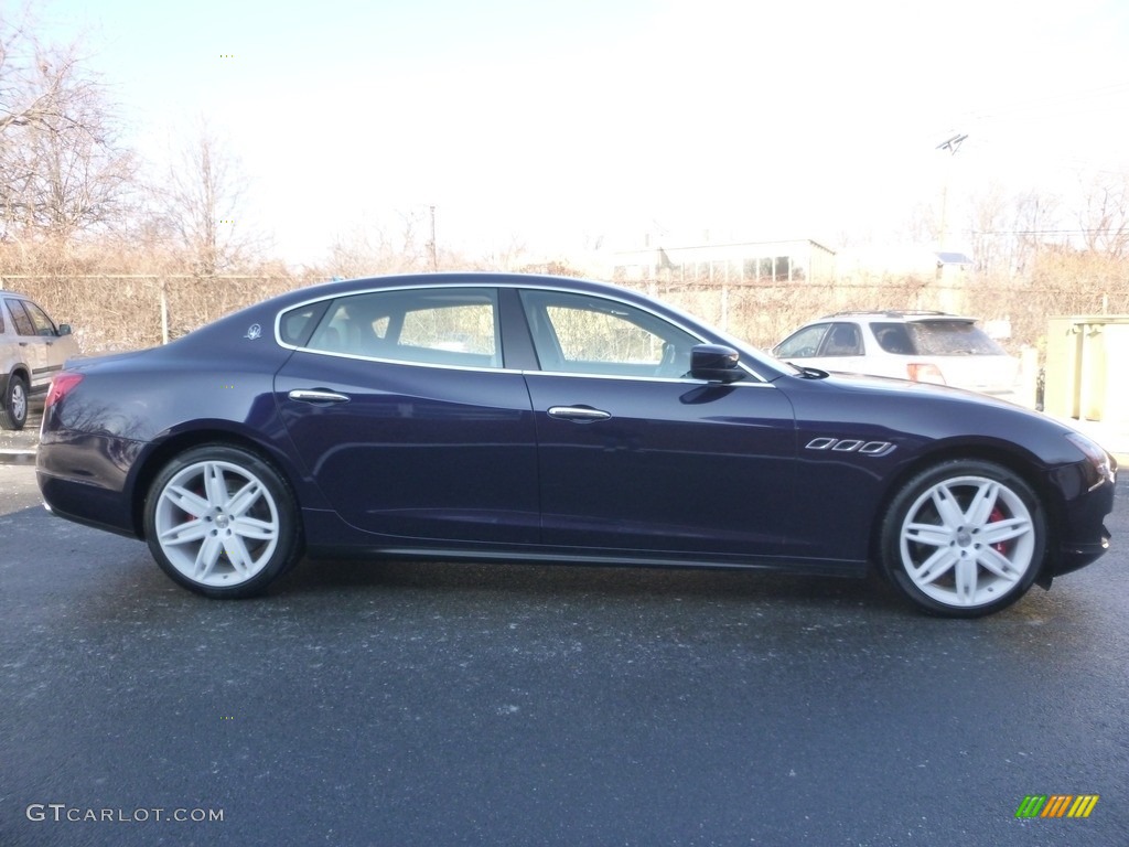 2014 Quattroporte S Q4 AWD - Blu Passione (Passion Blue) / Tortora photo #6