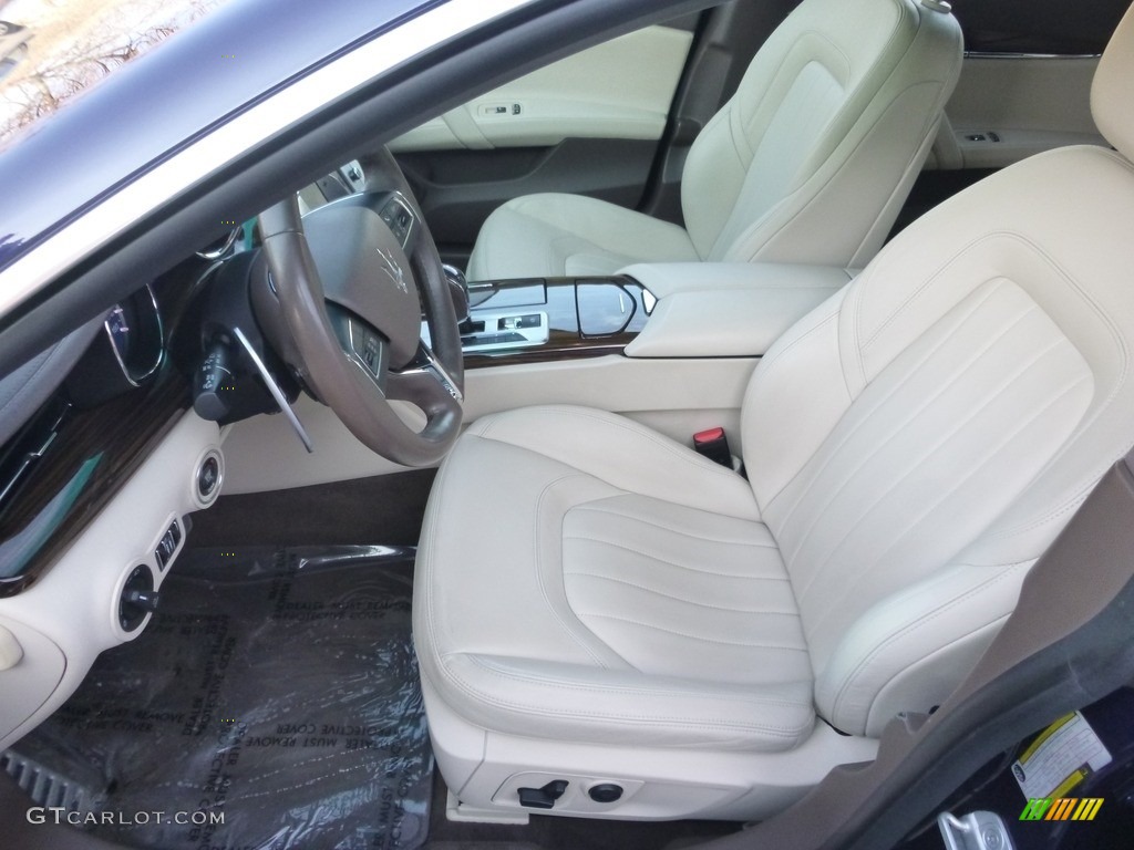 2014 Quattroporte S Q4 AWD - Blu Passione (Passion Blue) / Tortora photo #12