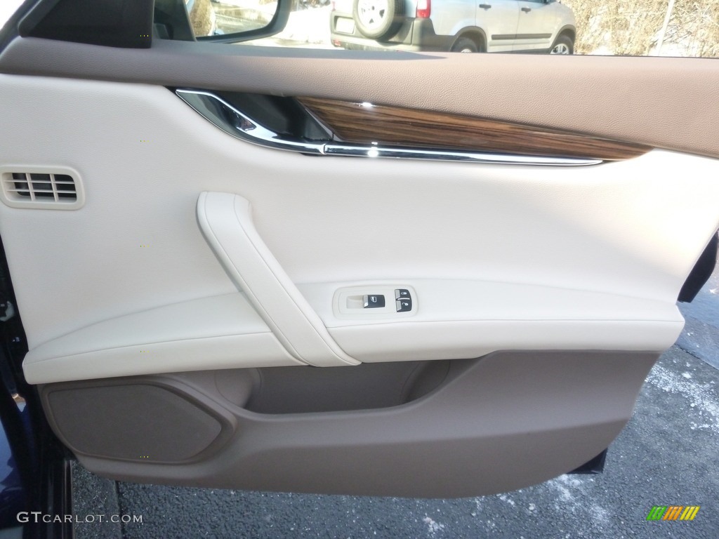 2014 Quattroporte S Q4 AWD - Blu Passione (Passion Blue) / Tortora photo #18