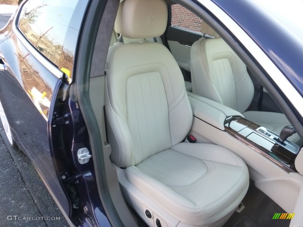 2014 Quattroporte S Q4 AWD - Blu Passione (Passion Blue) / Tortora photo #19