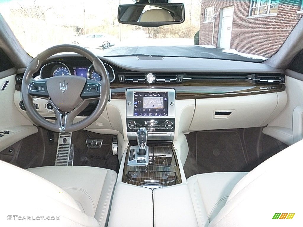 2014 Quattroporte S Q4 AWD - Blu Passione (Passion Blue) / Tortora photo #28