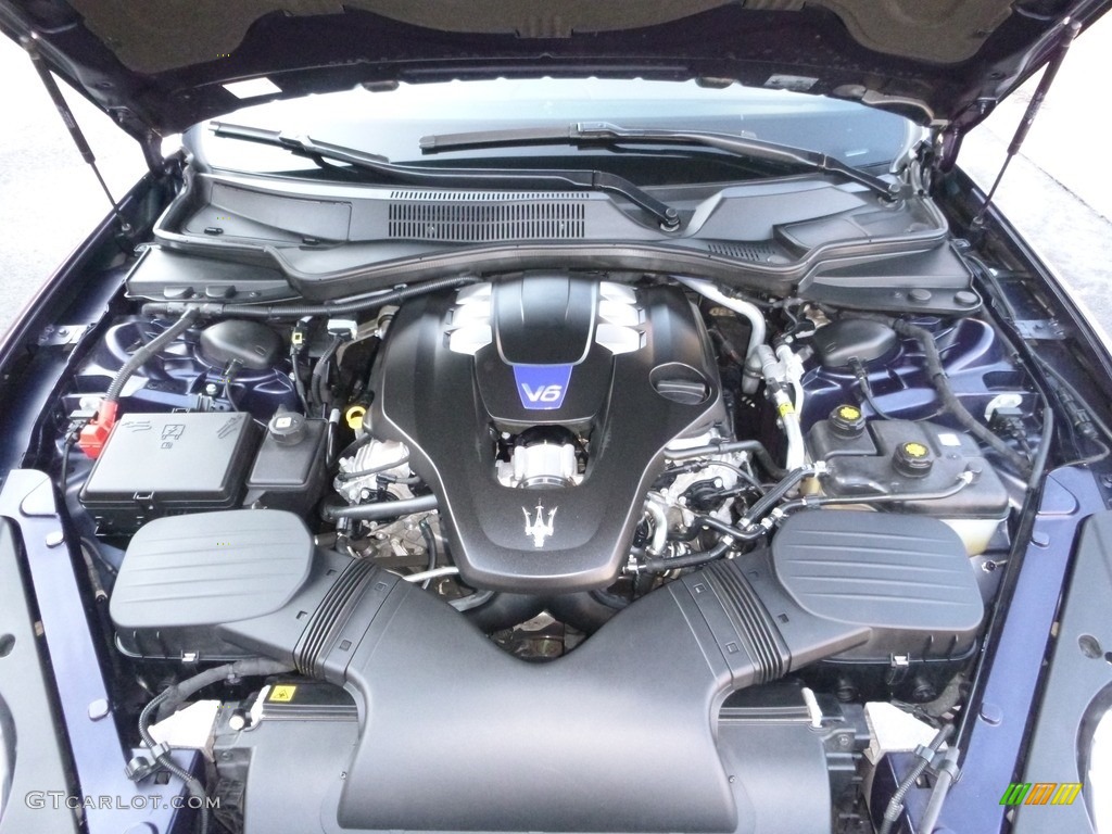 2014 Quattroporte S Q4 AWD - Blu Passione (Passion Blue) / Tortora photo #36