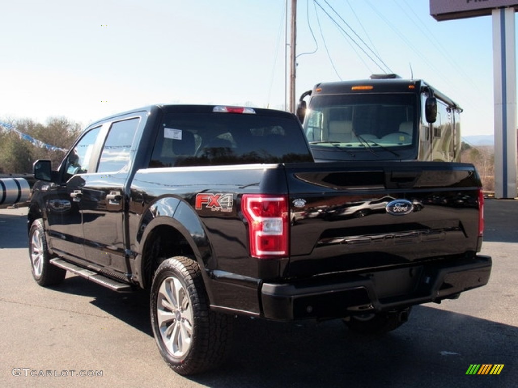 2018 F150 STX SuperCrew 4x4 - Shadow Black / Earth Gray photo #3