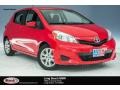 2014 Absolutely Red Toyota Yaris LE 5 Door  photo #1