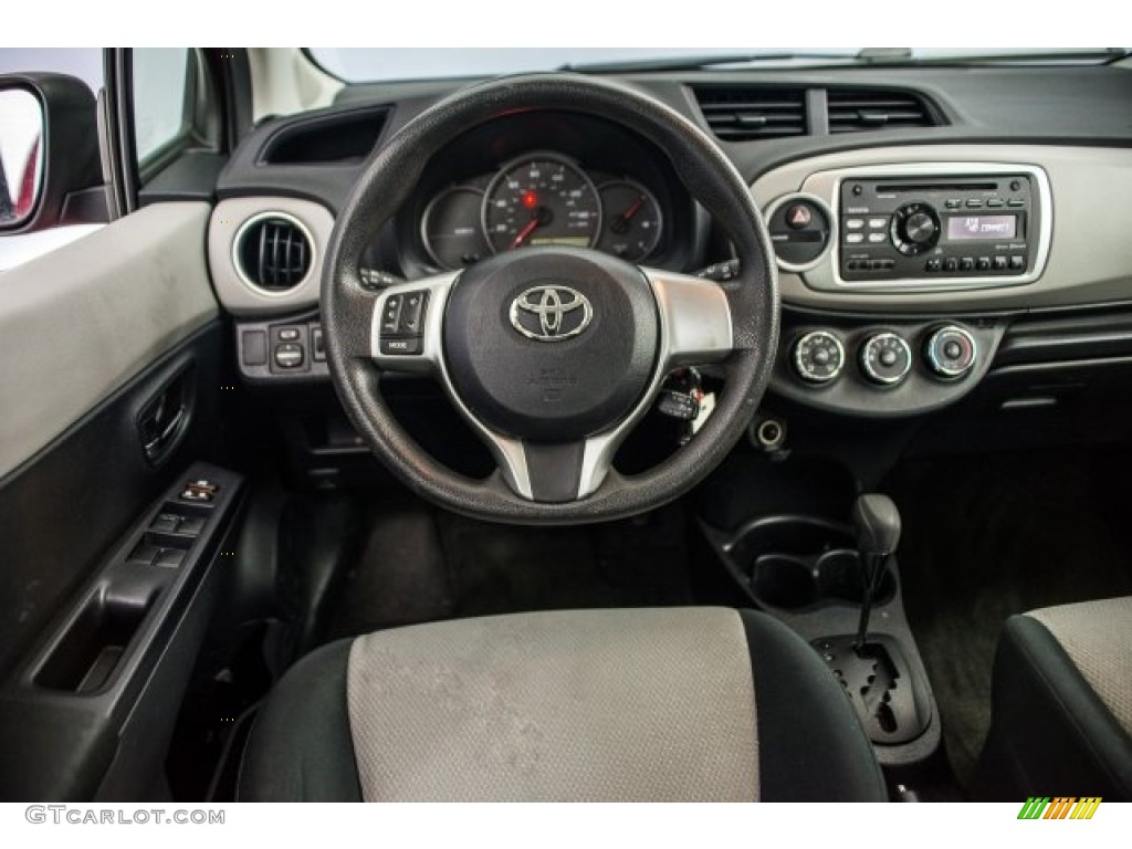 2014 Yaris LE 5 Door - Absolutely Red / Ash photo #2