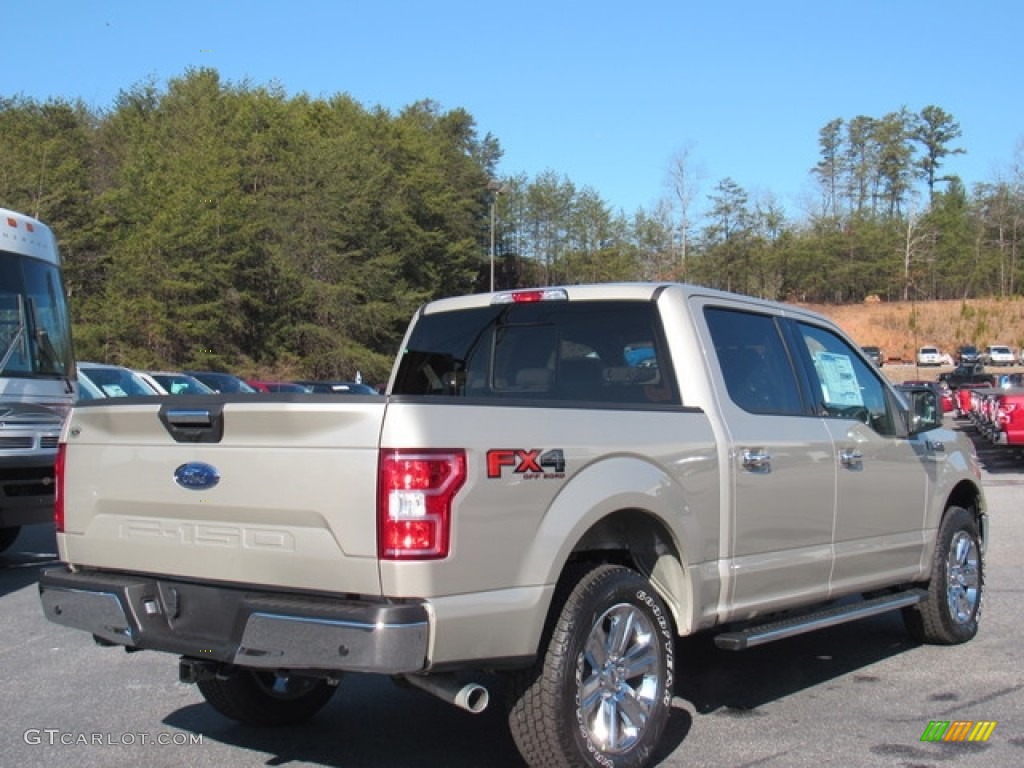 2018 F150 XLT SuperCrew 4x4 - White Gold / Light Camel photo #5