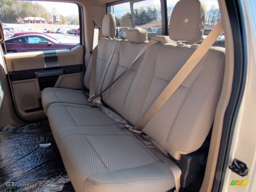 2018 F150 XLT SuperCrew 4x4 - White Gold / Light Camel photo #13