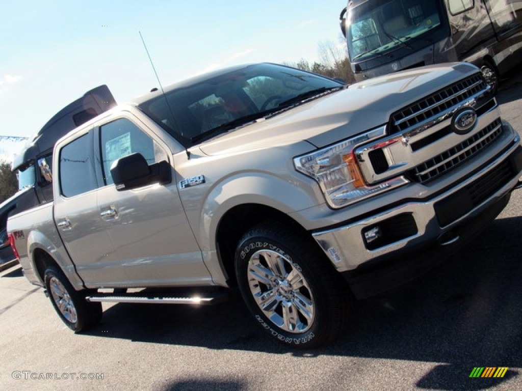 2018 F150 XLT SuperCrew 4x4 - White Gold / Light Camel photo #32