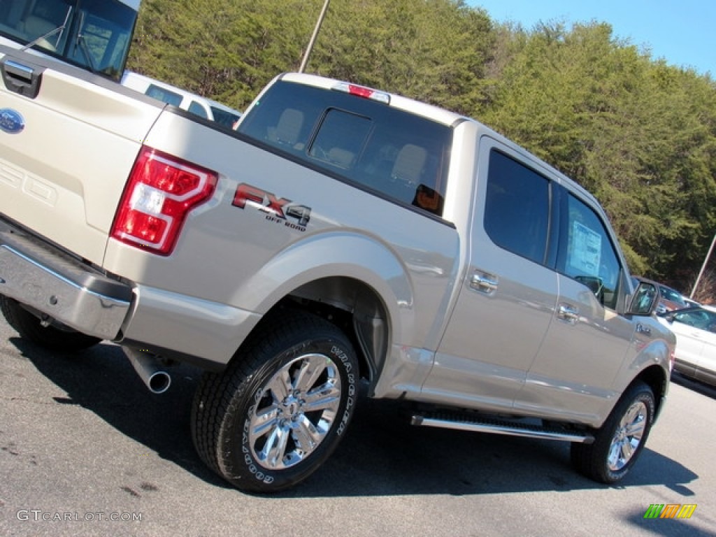 2018 F150 XLT SuperCrew 4x4 - White Gold / Light Camel photo #33