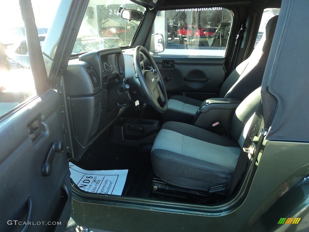 2006 Wrangler X 4x4 - Jeep Green Metallic / Dark Slate Gray photo #7