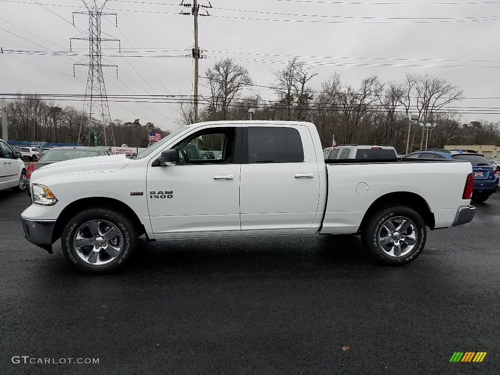 2018 1500 Big Horn Crew Cab 4x4 - Bright White / Black/Diesel Gray photo #3