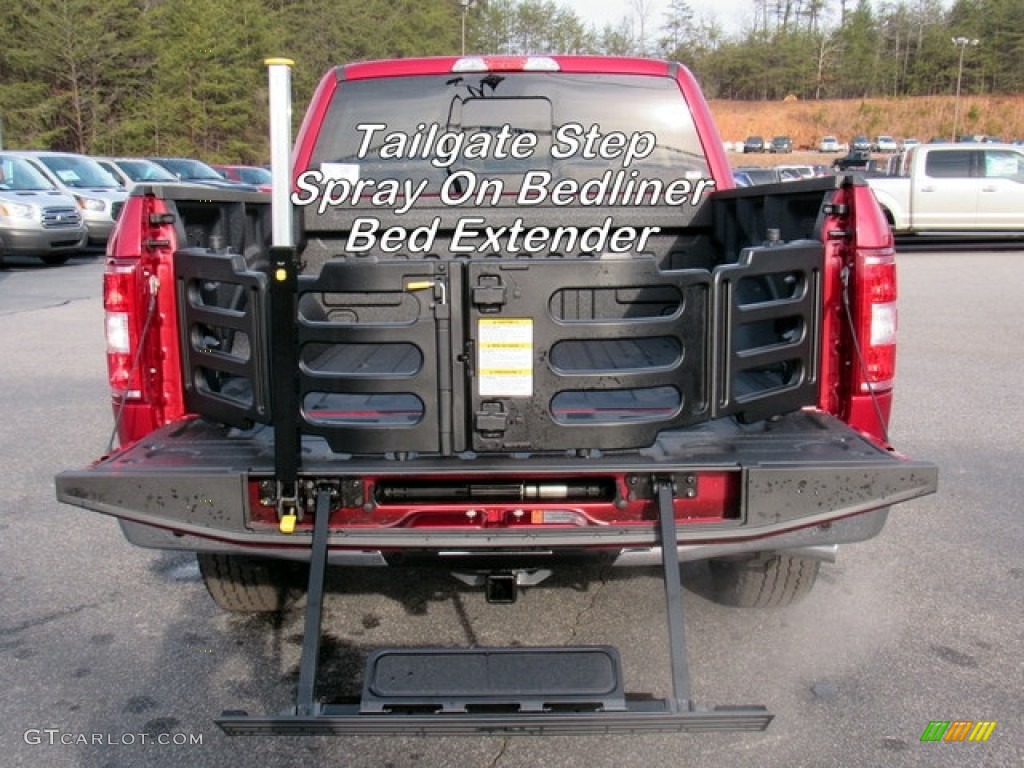 2018 F150 XLT SuperCrew 4x4 - Ruby Red / Light Camel photo #14