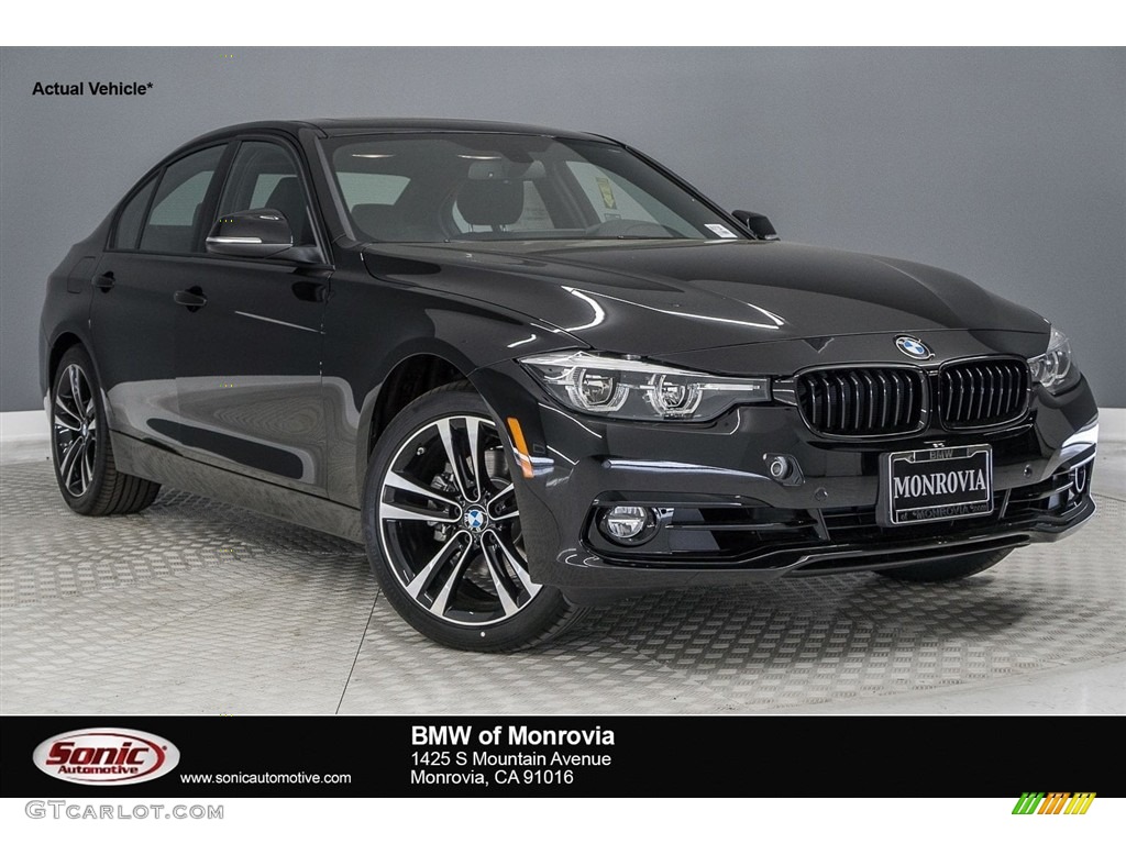 2018 3 Series 330i Sedan - Jet Black / Black photo #1