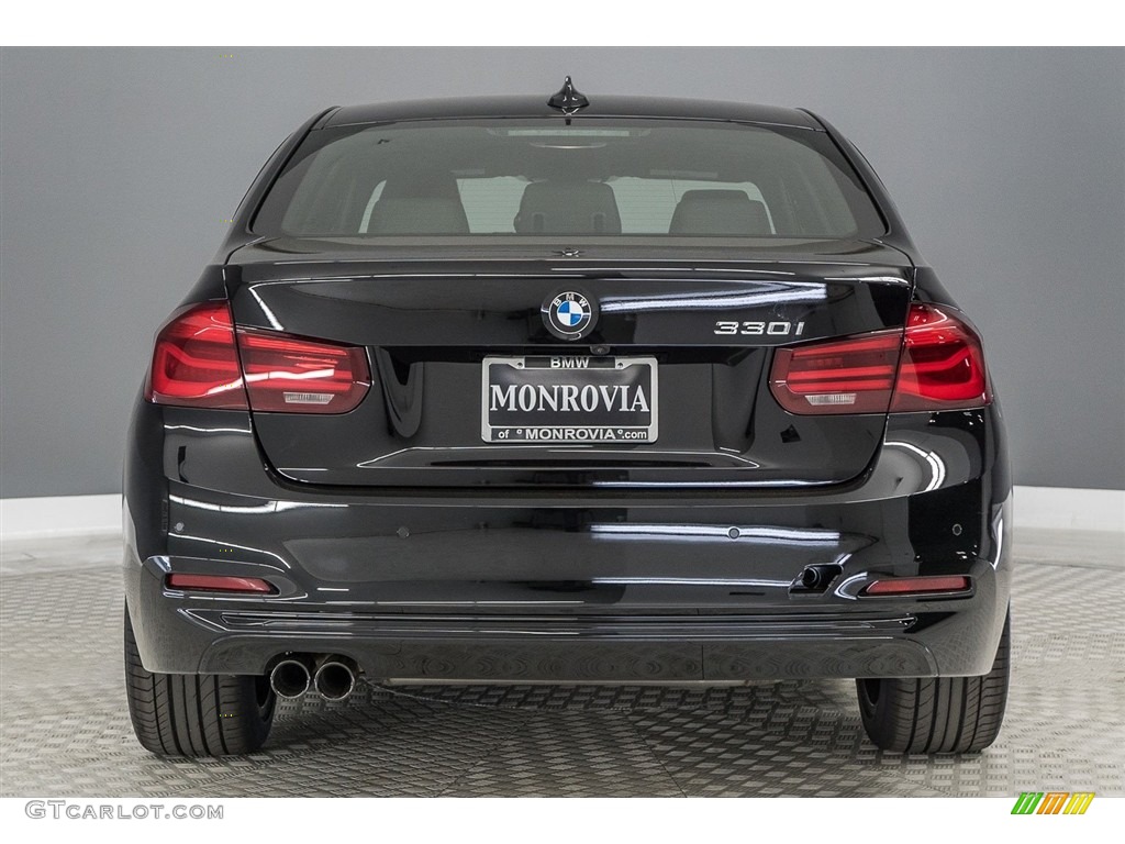 2018 3 Series 330i Sedan - Jet Black / Black photo #4