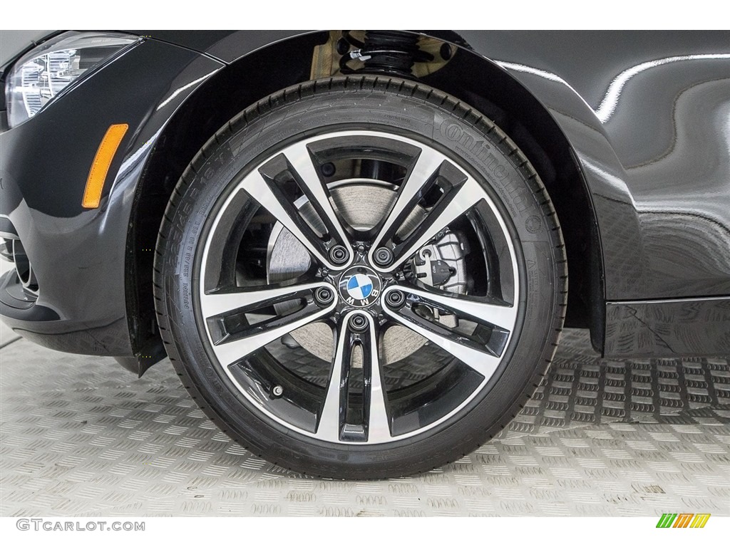 2018 3 Series 330i Sedan - Jet Black / Black photo #9