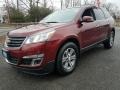 2017 Siren Red Tintcoat Chevrolet Traverse LT AWD  photo #3