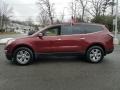 2017 Siren Red Tintcoat Chevrolet Traverse LT AWD  photo #4