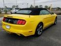 2016 Triple Yellow Tricoat Ford Mustang V6 Convertible  photo #5