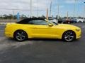 2016 Triple Yellow Tricoat Ford Mustang V6 Convertible  photo #6