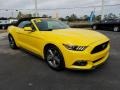 2016 Triple Yellow Tricoat Ford Mustang V6 Convertible  photo #7