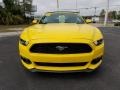 2016 Triple Yellow Tricoat Ford Mustang V6 Convertible  photo #8