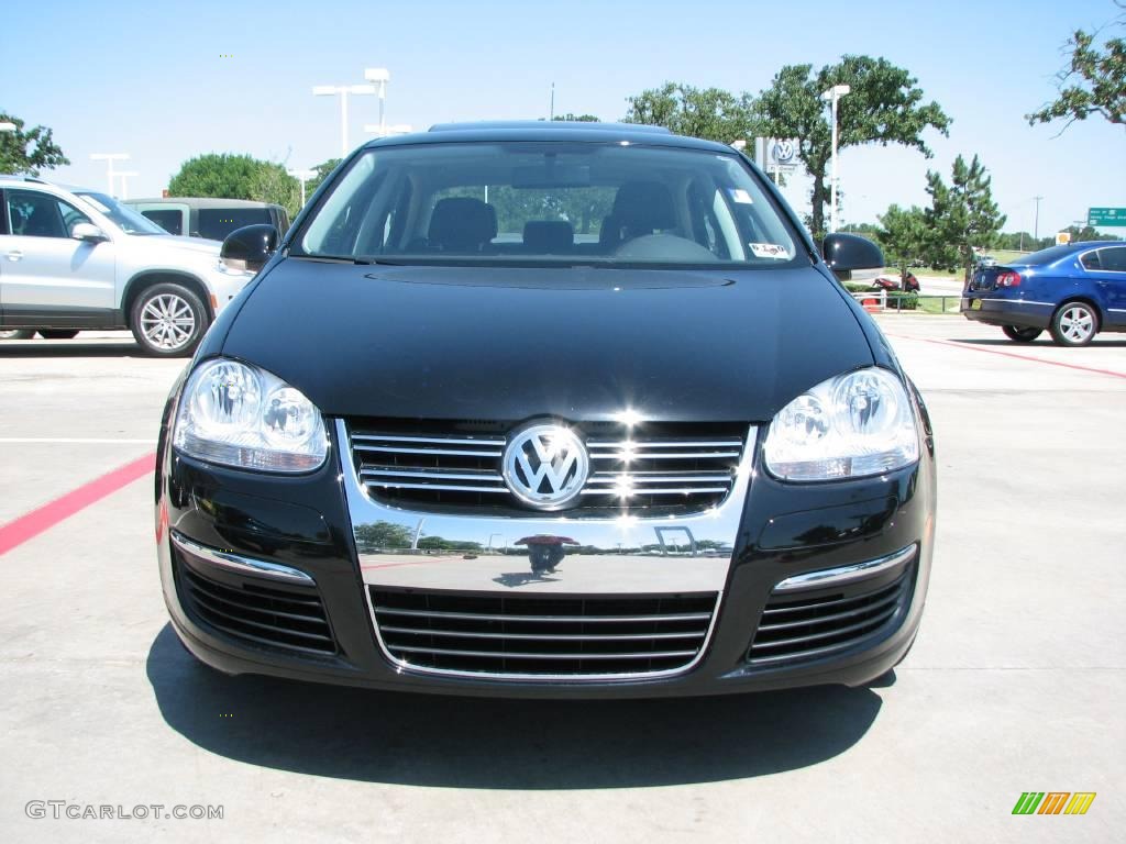 2007 Jetta Wolfsburg Edition Sedan - Black / Anthracite photo #8