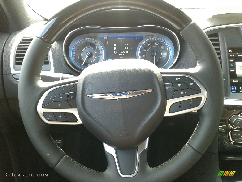 2018 Chrysler 300 Limited Deep Mocha Steering Wheel Photo #124945015