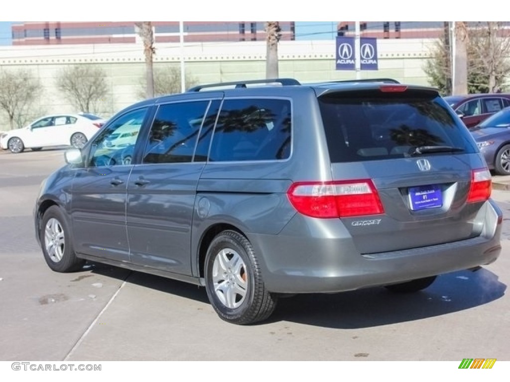 2007 Odyssey EX-L - Slate Green Metallic / Gray photo #5