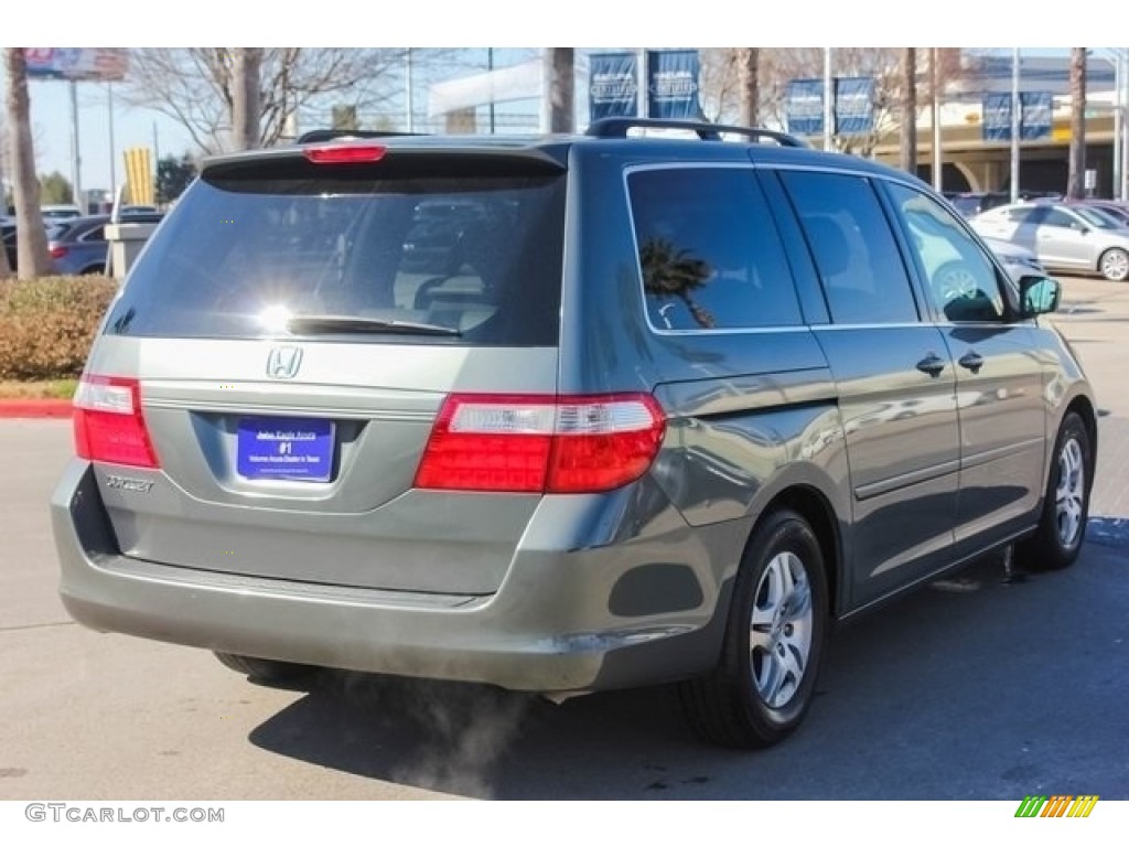 2007 Odyssey EX-L - Slate Green Metallic / Gray photo #7