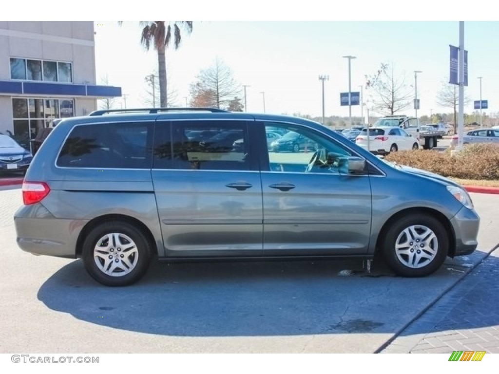 2007 Odyssey EX-L - Slate Green Metallic / Gray photo #8