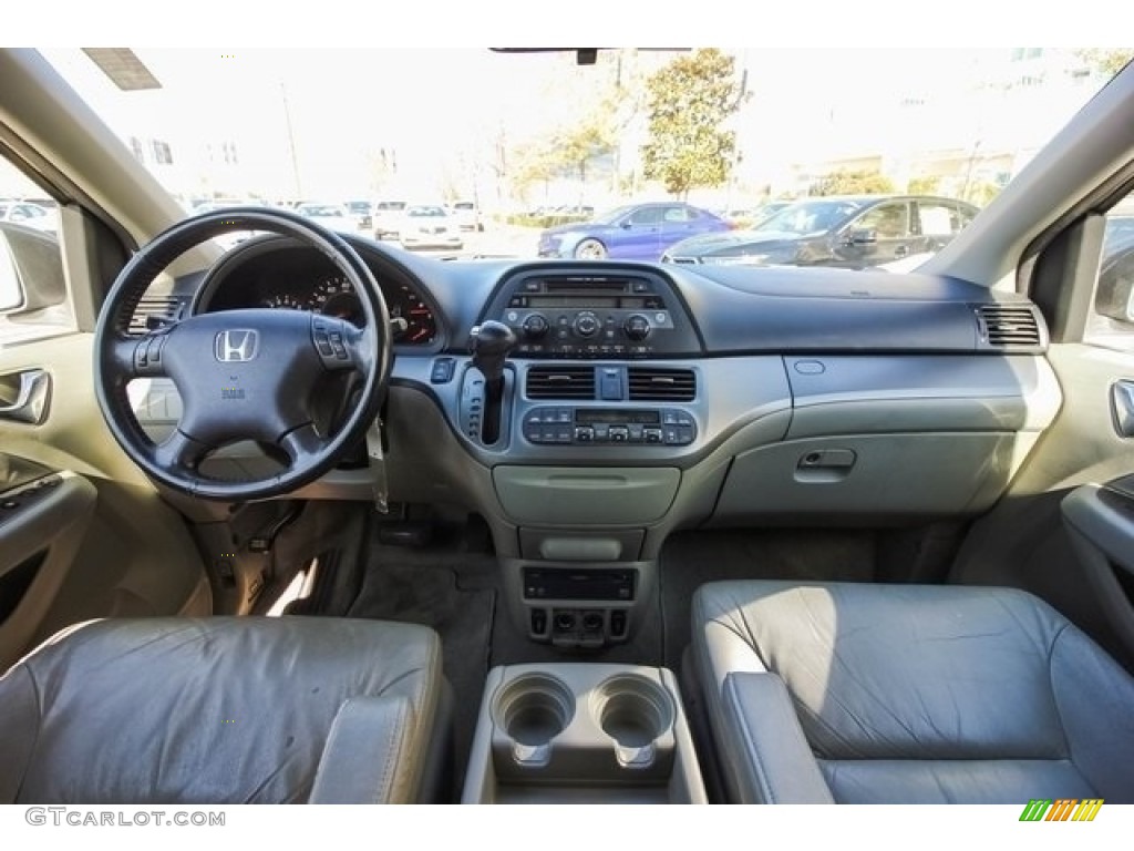 2007 Odyssey EX-L - Slate Green Metallic / Gray photo #9