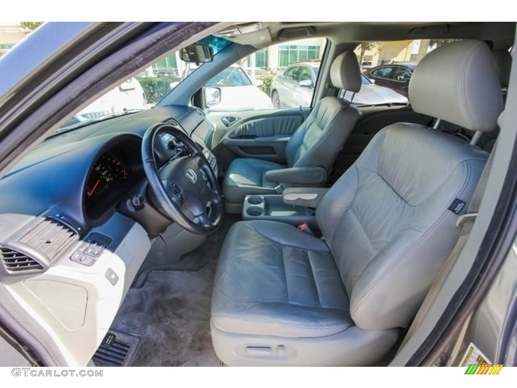 2007 Odyssey EX-L - Slate Green Metallic / Gray photo #18