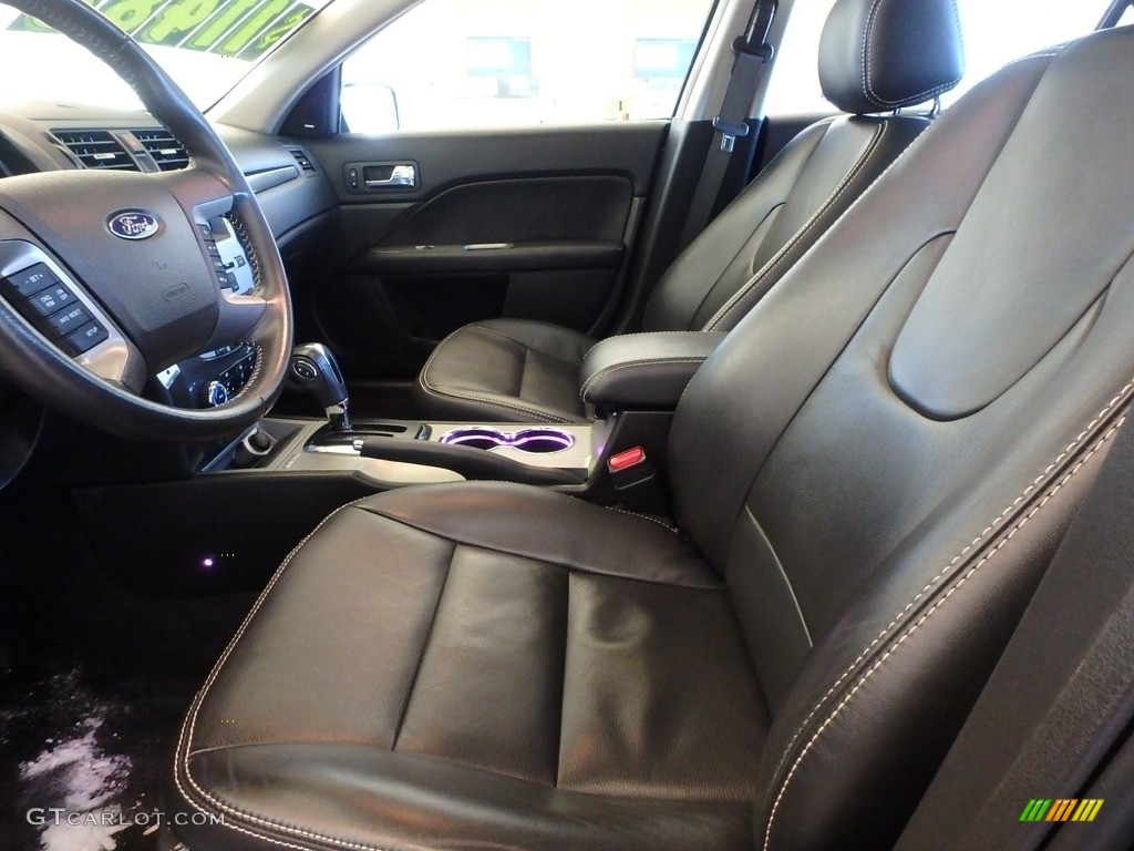 2012 Fusion SEL V6 AWD - Black / Charcoal Black photo #6