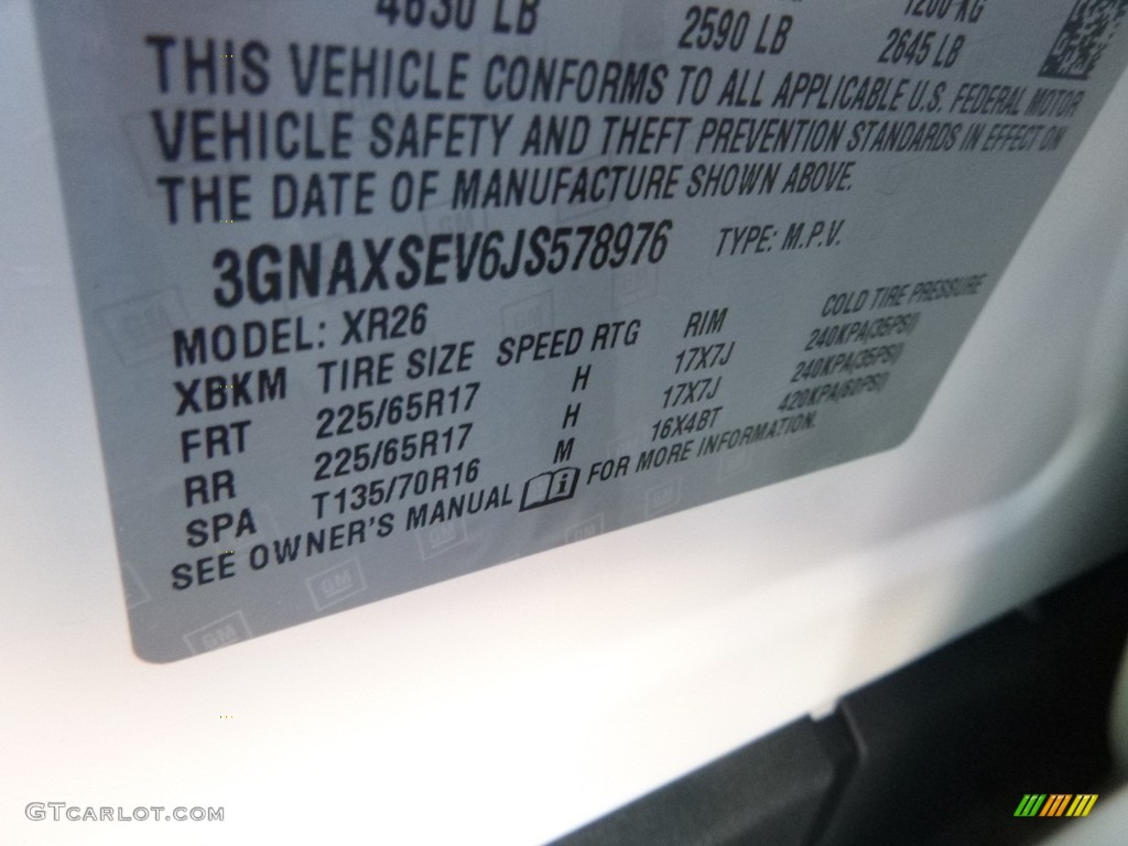 2018 Equinox LT AWD - Summit White / Jet Black photo #16