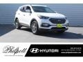 2018 Pearl White Hyundai Santa Fe Sport   photo #1