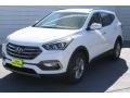 2018 Pearl White Hyundai Santa Fe Sport   photo #3