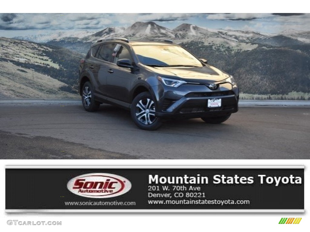 2018 RAV4 LE AWD - Magnetic Gray Metallic / Black photo #1