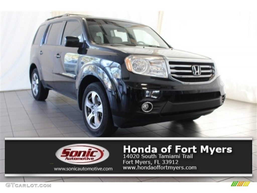 2015 Crystal Black Pearl Honda Pilot Ex L 124945128